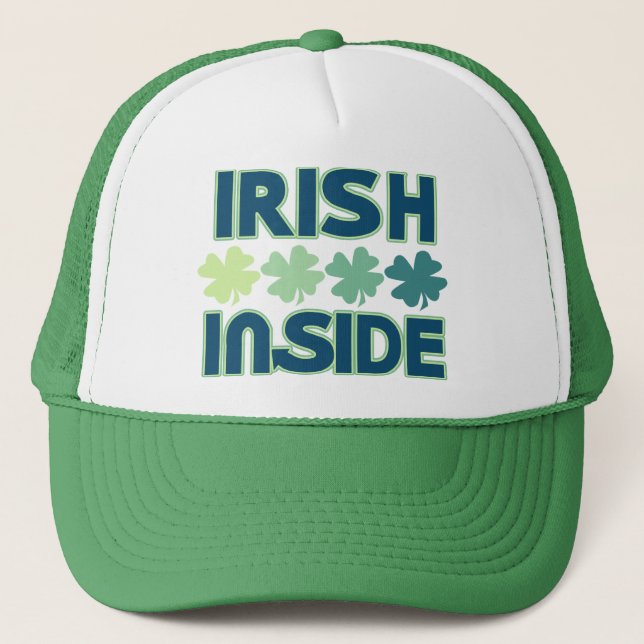 St Patricks Day Irish Inside Truckerkappe (Vorderseite)