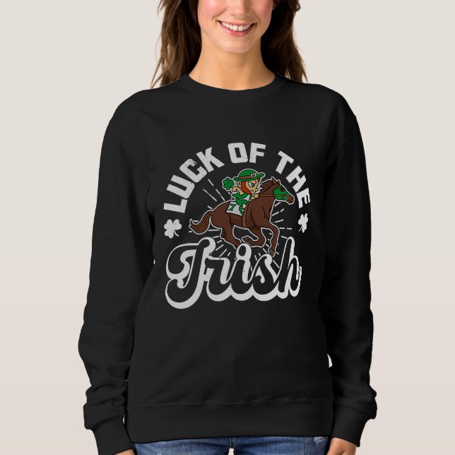 St Patrick's Day Irish Ireland Booze Gaelic Drinki Sweatshirt (Vorderseite)