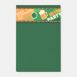 St Patrick's Day Irish Kleeblatt Party Post-it Klebezettel