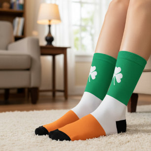 St Patricks Day Irish Kleeblatt Socken