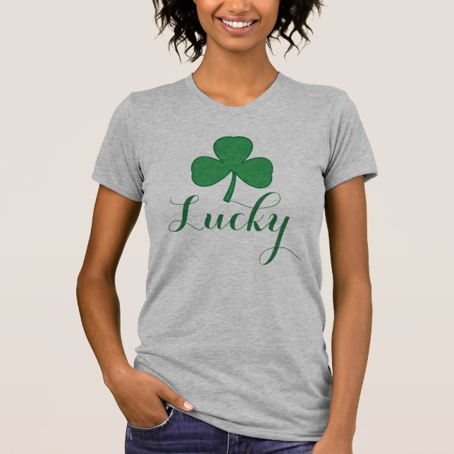 St. Patrick's Day Irish Kleeblatt T Shirt (Vorderseite)
