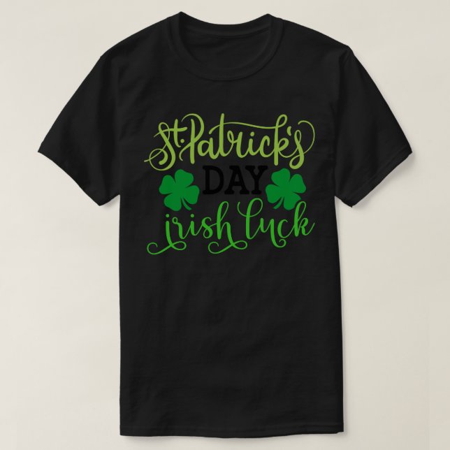 St Patricks Day Irish Luch T-Shirt (Design vorne)