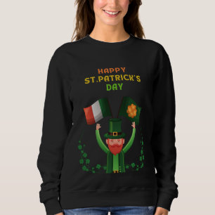 St. Patricks Day Irish- Lucky Irish Kleeblatt Sweatshirt
