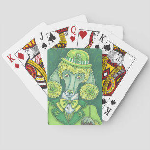 ST. PATRICK'S DAY IRISH POODLE PLAYING CARDS Poker Spielkarten