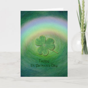 St. Patrick's Day - Irish Sessing - Clover Karte