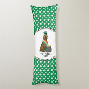 St. Patrick's Day Irish Setter Dog (rot 1) Funny Seitenschläferkissen