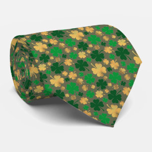 St. Patrick's Day Irish Shamrock Men's Tie  Krawatte