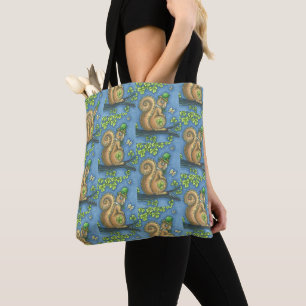 ST. PATRICK'S DAY IRISH SQUIRREL TOTE BAG
