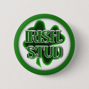 St. Patrick's Day Irish Stud Button