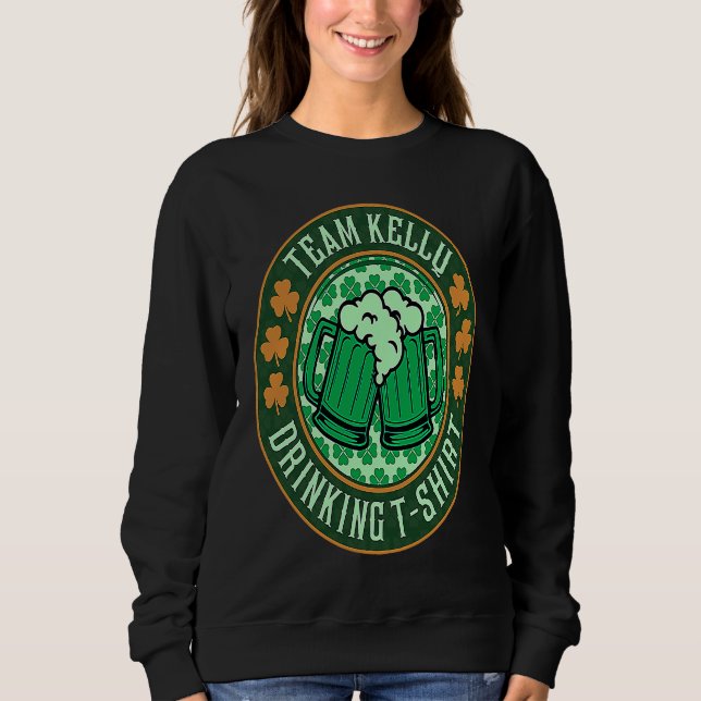 St Patrick's Day Irish Team Ou2019Brien Drinking B Sweatshirt (Vorderseite)