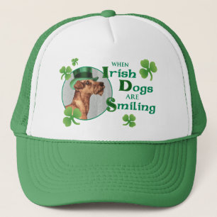 St Patrick's Day Irish Terrier Truckerkappe