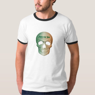 St. Patrick's Day - Irish to the Bone Skull T-Shirt