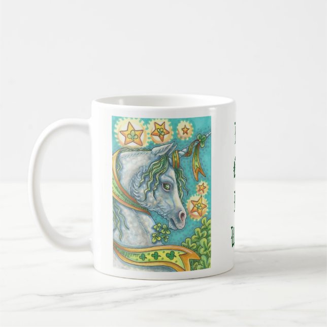 ST. PATRICK'S DAY IRISH UNICORN TASSE (Links)