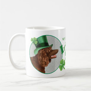 St. Patrick's Day Irish Water Spaniel Tasse