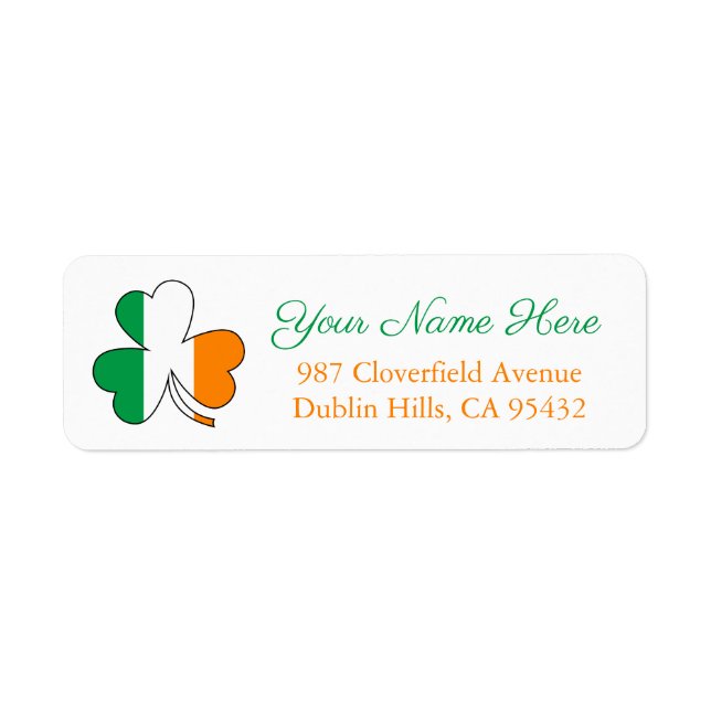 St. Patricks Day Irland Flagge Benutzername Shamro (Vorne)
