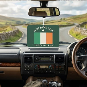 St. Patricks Day Irland Flagge Benutzername Shamro Autolufterfrischer