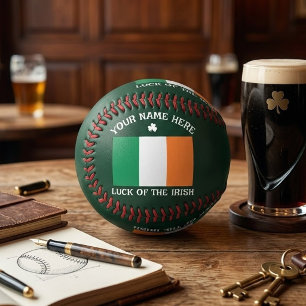 St. Patricks Day Irland Flagge Benutzername Shamro Baseball