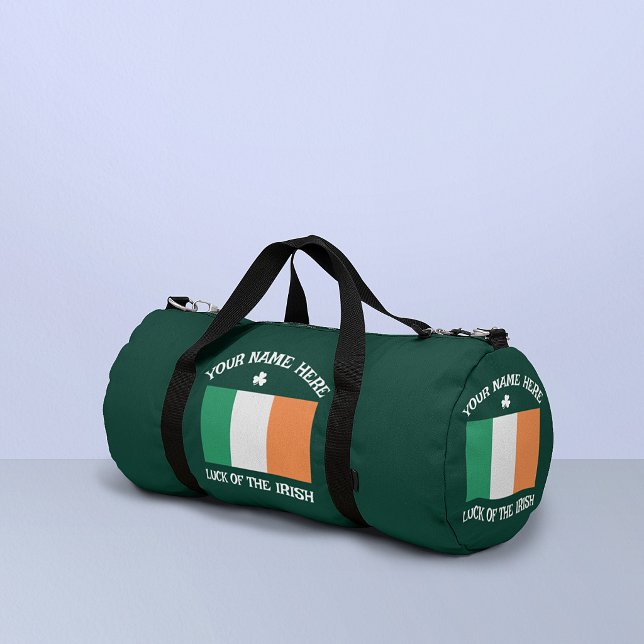 St. Patricks Day Irland Flagge Benutzername Shamro Duffle Bag (Von Creator hochgeladen)
