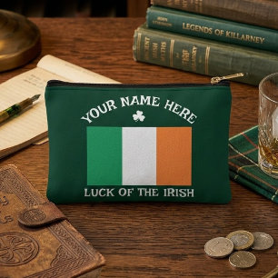St. Patricks Day Irland Flagge Benutzername Shamro Zubehörtasche