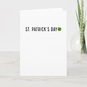 St. Patrick's Day Irland Ire Funny Karte