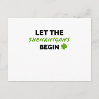 St. Patrick's Day Irland Ire Funny Postkarte