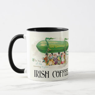 St. Patricks Day Irland Irish Coffee Bunt Lustig Tasse