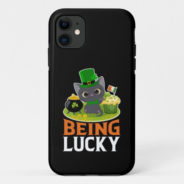 St. Patrick's Day ist glücklich Case-Mate iPhone Hülle (Rückseite)
