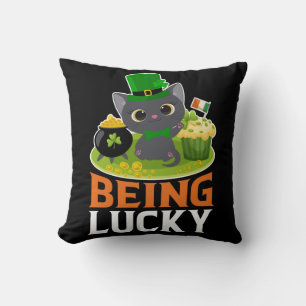 St. Patrick's Day ist glücklich Kissen