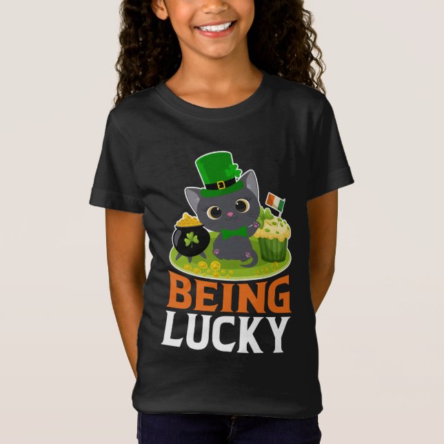 St. Patrick's Day ist glücklich T-Shirt (Vorderseite)