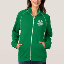 St Patrick's Day Jacke für Frauen | Kleeblatt grün Hoodie