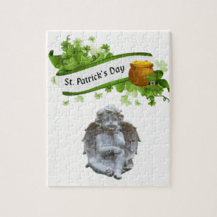 St. Patrick's Day Jigsaw Puzzle Angel