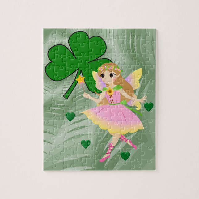 St. Patrick's Day Jigsaw Puzzle Fairy (Vertikal)