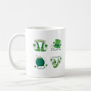 St. Patrick's Day Kaffeetasse