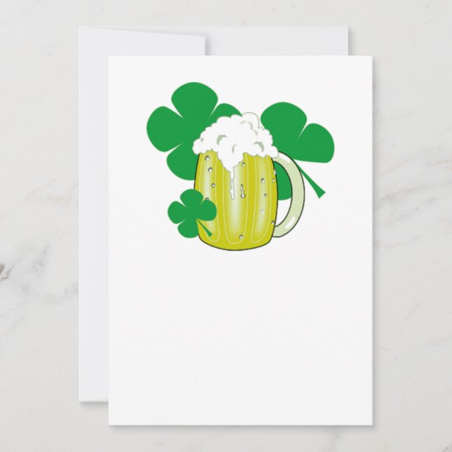 St. Patrick's Day Karte (Vorderseite)
