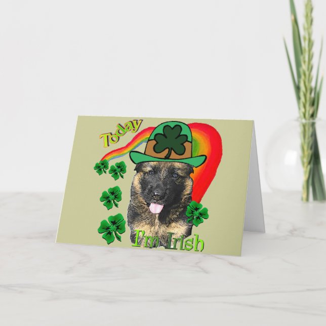 St. Patrick's Day Karte (Vorderseite)