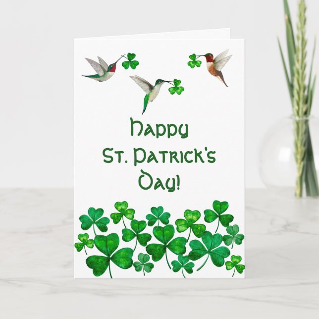 St. Patrick's Day Karte (Vorderseite)