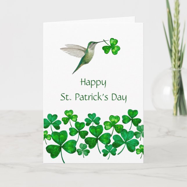 St. Patrick's Day Karte (Vorderseite)