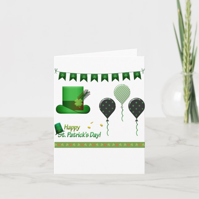 St Patrick's Day Karte (Vorderseite)