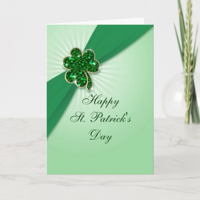 St. Patrick's Day Karte (Vorderseite)