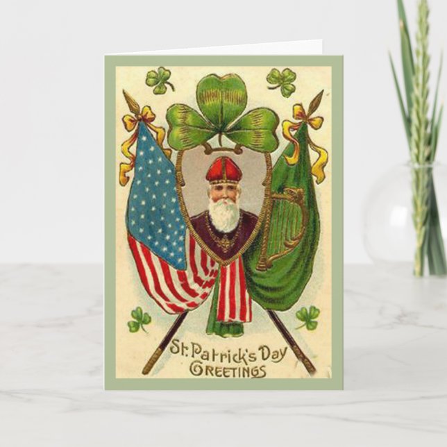 St. Patrick's Day Karte (Vorderseite)