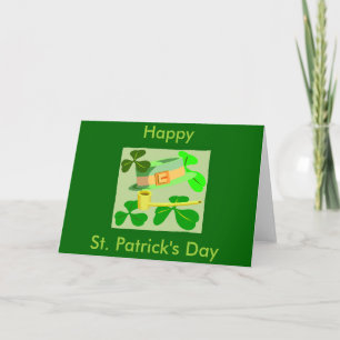St. Patrick's Day Karte