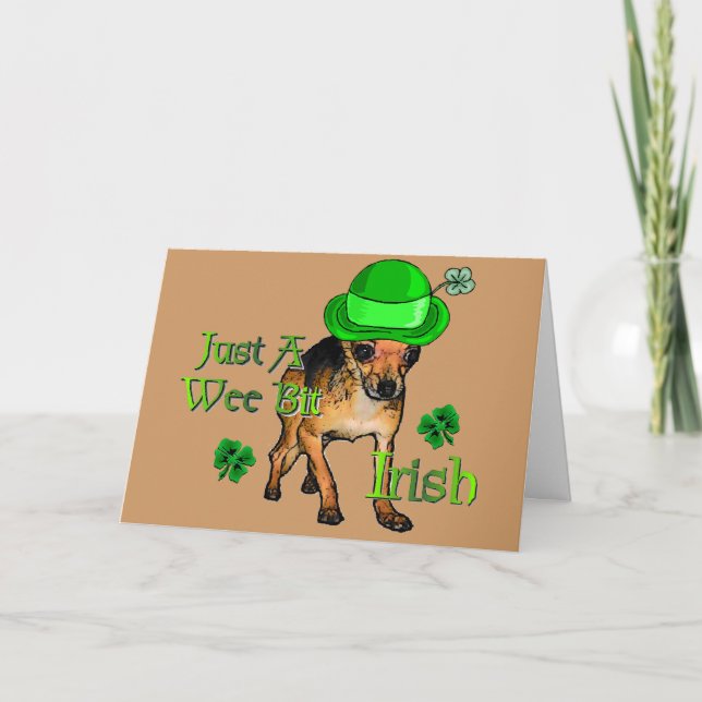 St. Patrick's Day Karte (Vorderseite)