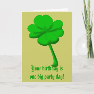 St. Patrick's Day Karte
