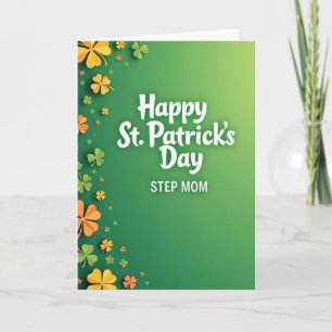 St. Patrick's Day Karte für Stiefmutter