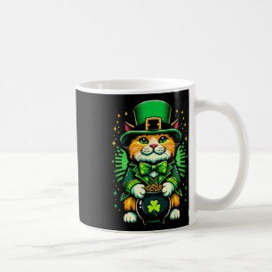 St. Patricks Day Katze Leprechaun Katze Irischer K Kaffeetasse