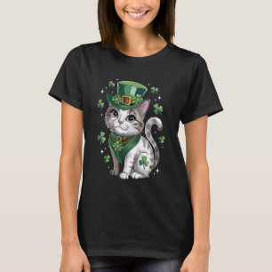 St Patricks Day Katze Leprechaun St Paddys Day St T-Shirt