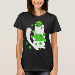 St. Patricks Day Katze Shamrock Katze Kätzchen Kit T-Shirt