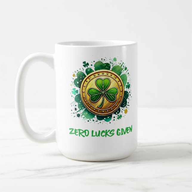 St. Patrick's Day: kein Glück gegeben Kaffeetasse (Links)