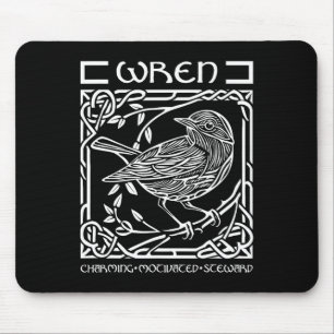 St Patricks Day keltischer Knoten Sternzeichen Zau Mousepad