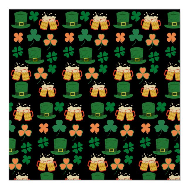 St. Patrick's Day keltisches, irisches lustiges Bi Poster (Vorderseite)